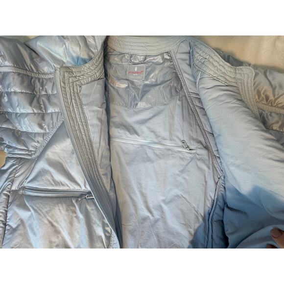 Free People Movement Ice Blue Down Packable Liner Jacket Coat XS NEW Oversized - Picture 11 of 15